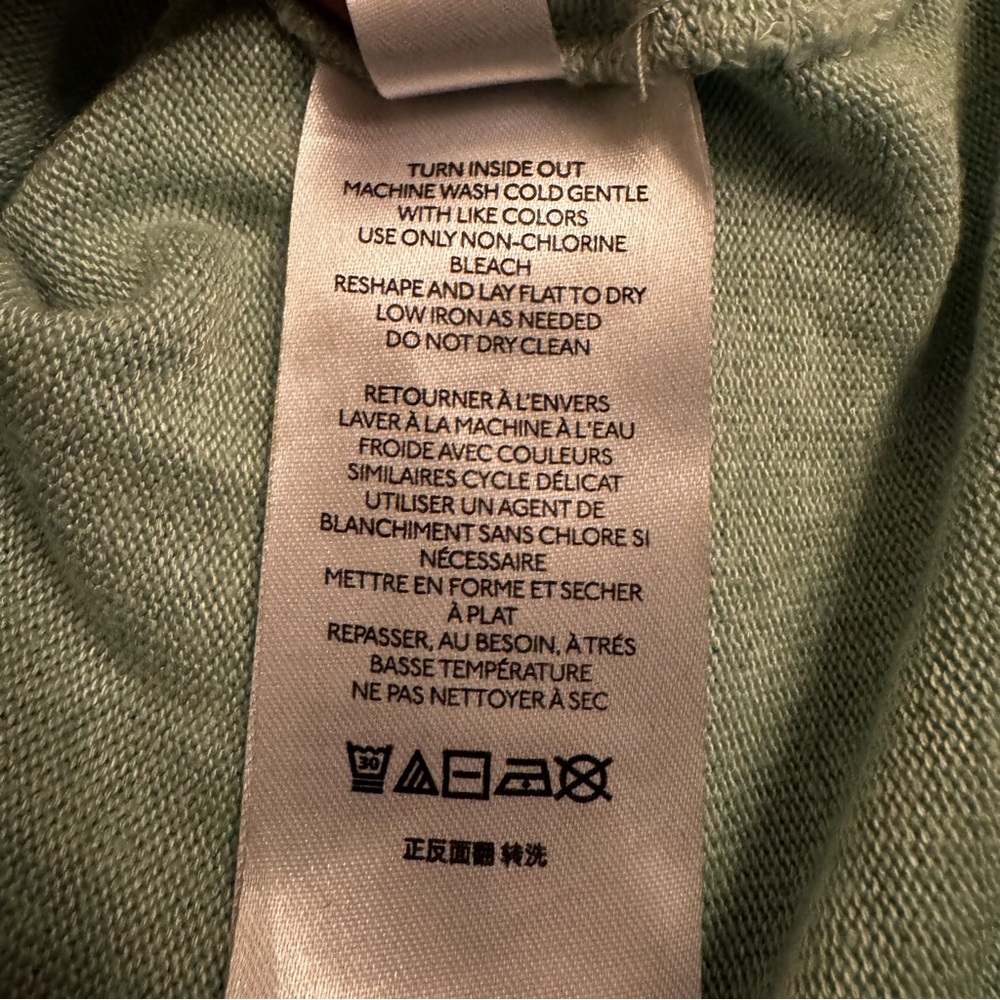 Anthropologie Mint Green Puff-Sleeved Turtleneck Top - Picture 10 of 11
